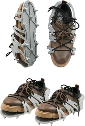 Miniatura 9 de ROLLINGDOG Zapatos de epoxi con pinchos para pisos, zapatos epoxi con picos cortos de 1 pulgada, perfectos para pisos epoxi, superposiciones