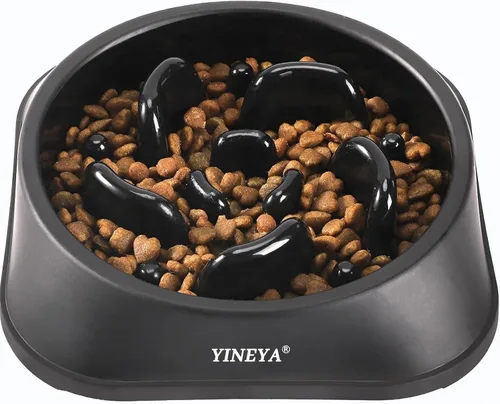 Miniatura 20 de YINEYA Cuencos de Alimentación Lenta para Perros, Suministros para Mascotas Que Ralentizan la Alimentación, Cuencos para Comida de Mascotas, H - azul