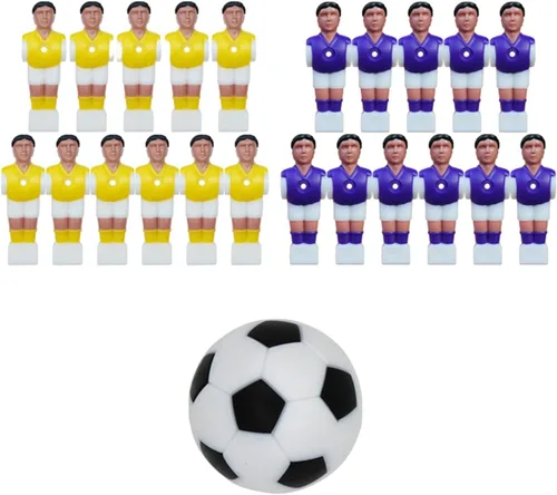 Foosball Hombres Set Futbolín Jugador de Mesa de Fútbol Jugadores de Fútbol Piezas Jugador de Futbol