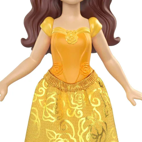 Miniatura 4 de Mattel Disney Princesses, muñeca Belle articulada de 3.5 in, 3 años y +, HLW78