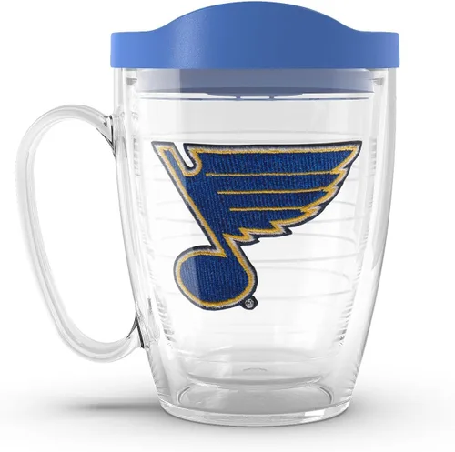 Miniatura 29 de Tervis Vaso aislado de doble pared NHL Pittsburgh Penguins hecho en Estados Unidos mantiene las bebidas frías y calientes, 16 onzas, taza, logotipo