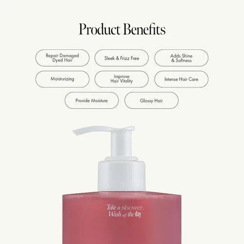 Miniatura 5 de ANILLO Rosy Night Repair Shampoo – Anti-caspa y reparación de daños con agua de rosa de damasco y ceramida – Color seguro, sin silicona ni sulfato