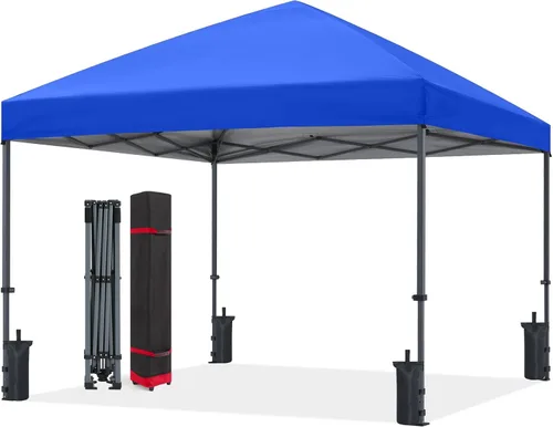 Miniatura 40 de ABCCANOPY Tienda de campaña desplegable de 10 x 10, refugio instantáneo de fácil instalación con bolsa con ruedas, toldo resistente al aire libre