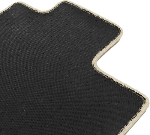 Miniatura 6 de IKON MOTORSPORTS, alfombrilla compatible con Toyota Camry 2012-2017, alfombrillas de nylon beige para el suelo del coche, delanteras y traseras