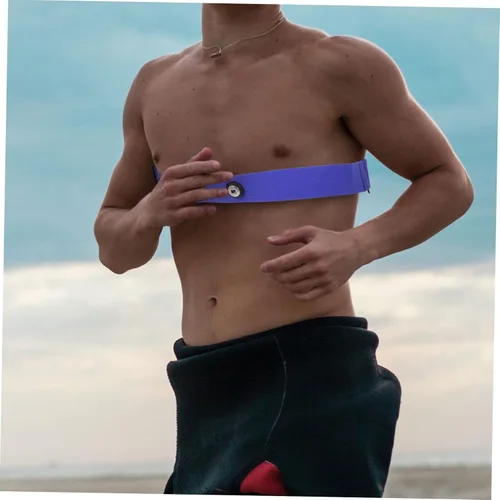 Miniatura 9 de BESPORTBLE Monitor de pecho correa elástica y cómoda antidesgaste material ajustable para deportes para entrenamiento de fitness