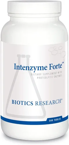 Miniatura 9 de Biotics Research Intenzyme Forte™ Enzimas pancreáticas proteolíticas, pancreatina, bromelina, papaína, lipasa, amilasa – Suplemento apoya