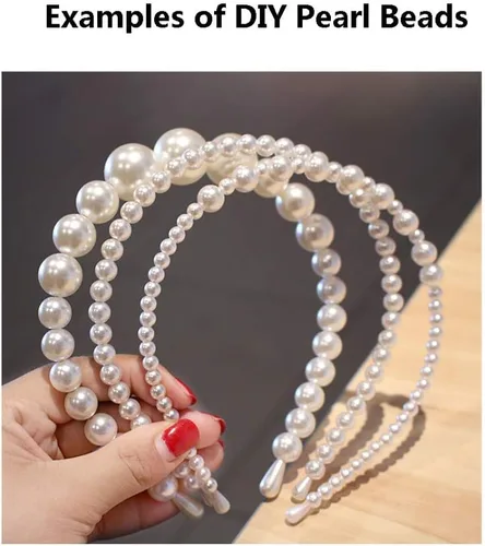 Miniatura 4 de Cuentas de perlas cultivadas de agua dulce Wish Perlas naturales Perlas de arroz sueltas Botón de cuentas sueltas para hacer pulseras, collares