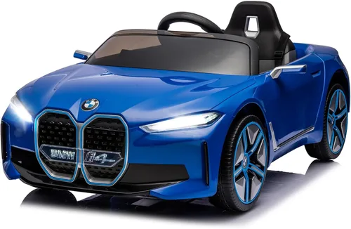 Miniatura 8 de Coche eléctrico para niños, juguetes de paseo de 12 V para niños pequeños con control remoto, automóvil eléctrico a batería con Bluetooth, arranque