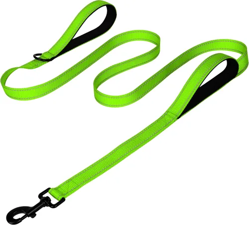 Miniatura 36 de Joytale - Correa resistente para perros grandes que tiran, doble asa para control de tráfico, correas reflectantes de doble cara para perros grandes