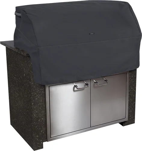 Classic Accessories Ravenna - Cubierta superior para parrilla de barbacoa incorporada resistente al agua de 32 pulgadas, color negro
