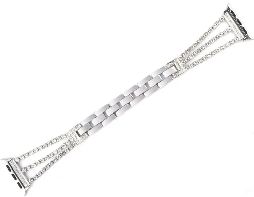 Miniatura 7 de Correas brillantes compatibles con Apple Watch Band de 1.496 pulgadas, 1.575 pulgadas, 1.614 pulgadas, 1.654 pulgadas, 1.732 pulgadas, 1.772