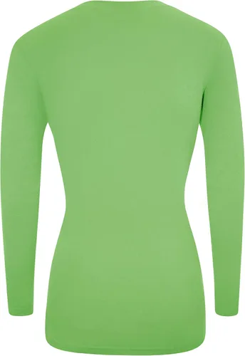 Miniatura 2 de Natural Uniforms Camiseta de manga larga con cuello en V para mujer