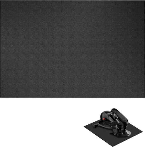 Alfombrilla antideslizante para máquina elíptica, se aplica a la carretilla elíptica debajo del escritorio mientras está sentado, perfecto para