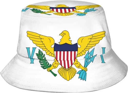Miniatura 32 de KiuLoam Sombreros de pescador unisex con bandera, sombreros de pescador plegables para exteriores, verano, viajes, senderismo, playa, gorras