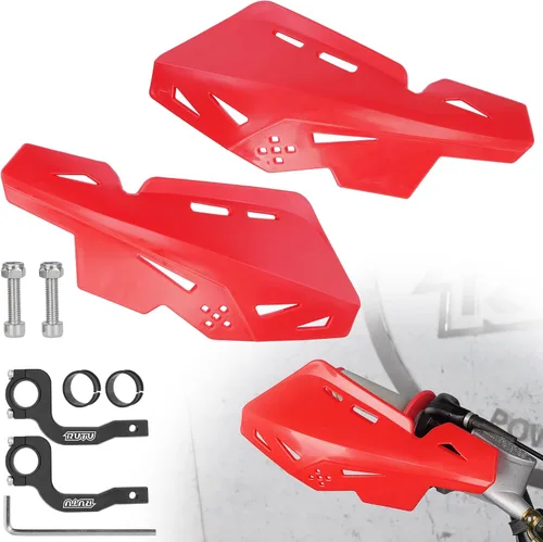 Miniatura 8 de RUTU Paramanos para Dirt Bike de 7/8 pulgadas 22mm, Paramanos de motocicleta con soporte CNC, par compatible con motos Dirt Pit, Motocross, ATV, CRF