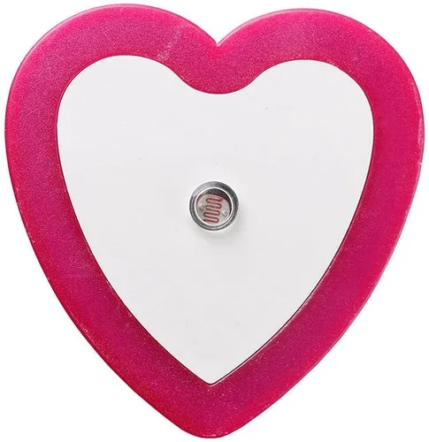 Miniatura 9 de ausuky 0.5W Plug-in Auto Sensor Control LED Noche Luz Lámpara Dormitorio Pasillo Corazón en forma de Corazón (blanco)