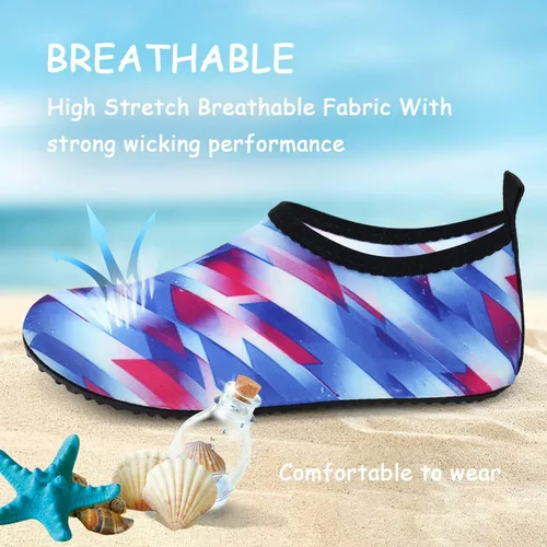 Miniatura 2 de ANLUKE Zapatos de agua para niños y niñas calcetines acuáticos de secado rápido para la playa natación deportes al aire libre para niños pequeños