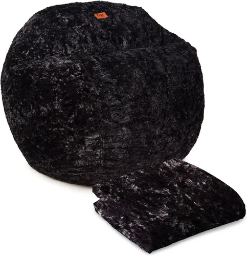 Miniatura 11 de CordaRoy's Funda para silla de puf de piel sintética tamaño Queen (el puf se vende por separado), color gris