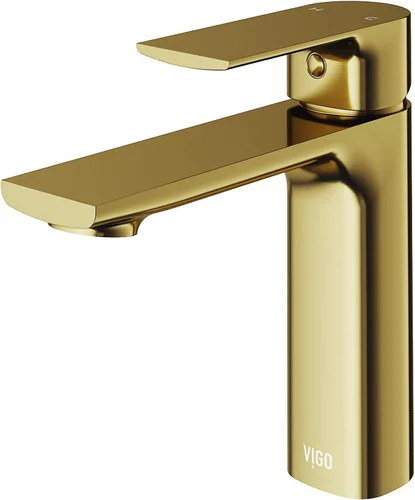 Miniatura 12 de VIGO Davidson VG01043MB - Grifo de baño de un solo mango de 6 pulgadas de alto, color negro mate