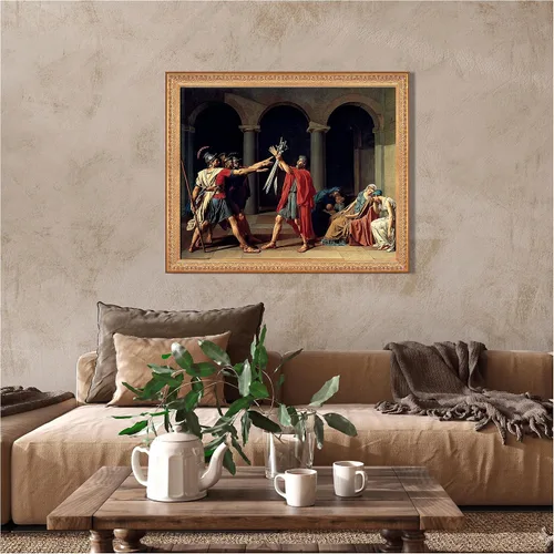 Miniatura 327 de A&T ARTWORK Campo de trigo con cipreses de Van Gogh Las reproducciones de arte clásico mundial, impresiones en lienzo giclée para decoración