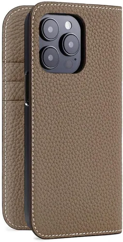 Miniatura 14 de BONAVENTURA Funda para smartphone Diary [iPhone15 Pro, negro x Etoupe] BODTR15P-BKET