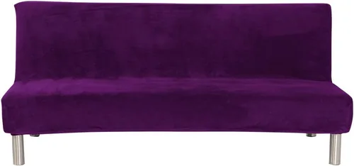 Miniatura 41 de MIFXIN Funda elástica para sofá cama sin brazos, funda de elastano para futón, plegable, sin reposabrazos, protector de muebles para sofá cama