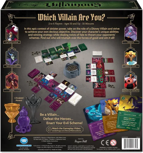 Miniatura 7 de Ravensburger Disney Villainous Juego de mesa de estrategia para mayores de 10 años - Ganador del premio Toty Game of The Year 2019