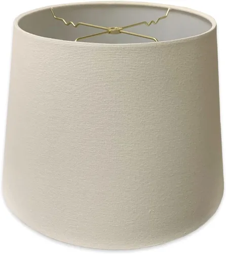 Miniatura 7 de Royal Designs, Inc. Persiana de tambor poco profundo cónico, HB-606-12BG, beige, 8 x 12 x 8.5