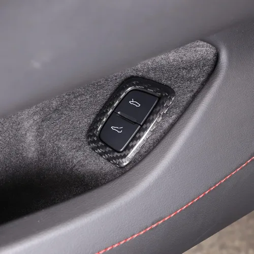 Miniatura 3 de Sekhyna Cubierta de botón del interruptor del maletero compatible con Corvette C8 Stingray 2020 2021 2022 2023 fibra de carbono real / ABS 1 pieza