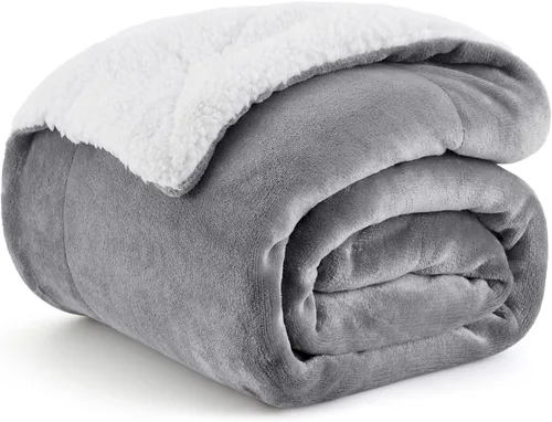 Miniatura 56 de Bedsure GentleSoft - Mantas de forro polar Sherpa tamaño Queen para cama - Manta gruesa y cálida para mujeres y hombres, manta Queen de felpa suave