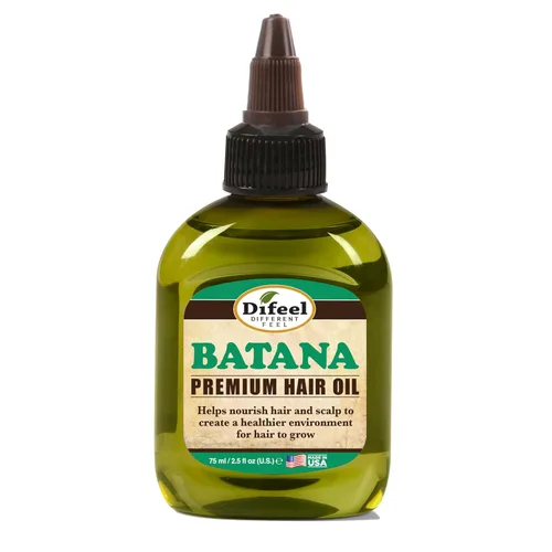 Difeel Batana Premium Hair Oil 2.5 oz. Aceite de batana para el crecimiento del cabello, restaura la humedad y fortalece el cabello