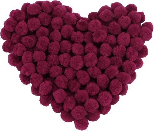 Miniatura 36 de Morfen 150 pompones para manualidades, color marrón claro, bolas de pompón mullido de 1 pulgada para manualidades, proyectos de manualidades