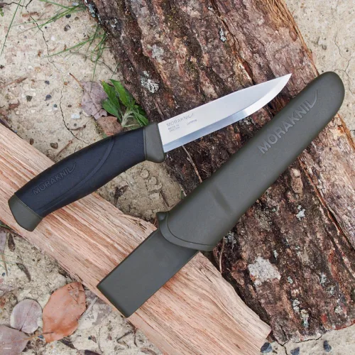 Miniatura 3 de Morakniv Companion Cuchillo de hoja fija de acero al carbono con funda