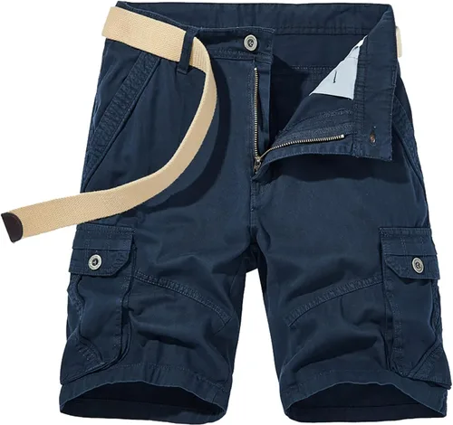 Miniatura 17 de Men Cargo Shorts Classic Fit Lightweight Ripstop Pants Tactical Outdoor Work Short Trousers with Multi Pocket