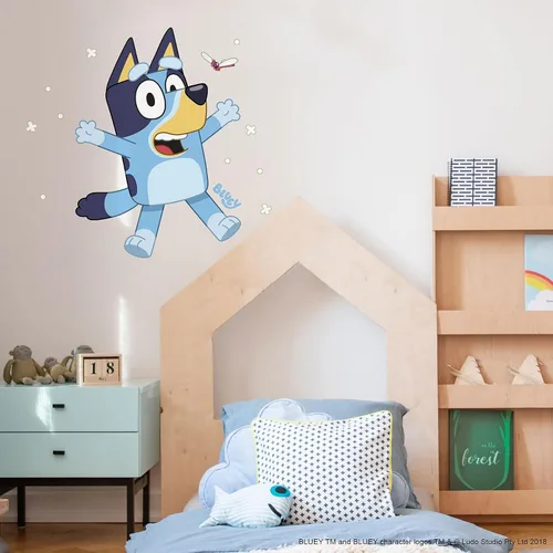 Miniatura 3 de RoomMates Bluey Adhesivo para pared, pegar y pelar, gigante, RMK5458GM
