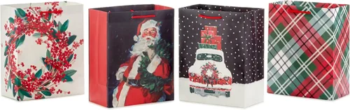 Miniatura 4 de Hallmark Paquete de bolsa de regalo de Navidad mediana de 9 pulgadas