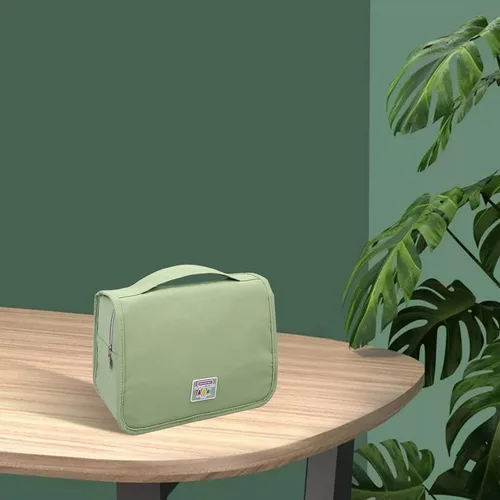 Miniatura 5 de Neceser para mujer, bolsa de maquillaje colgante con gancho, organizador de viaje, artículos esenciales para el dormitorio, contenedores