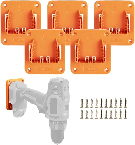 Soporte de montaje para taladro de herramienta compatible con taladros RIDGID de iones de litio de 18 V, herramientas ABS resistentes para colgar
