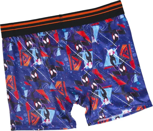 Miniatura 4 de Spiderman Boys' Boxer Briefs Multipacks Available with Spiderverse and Classic Prints in Sizes 4, 6, 8, 10 and 12