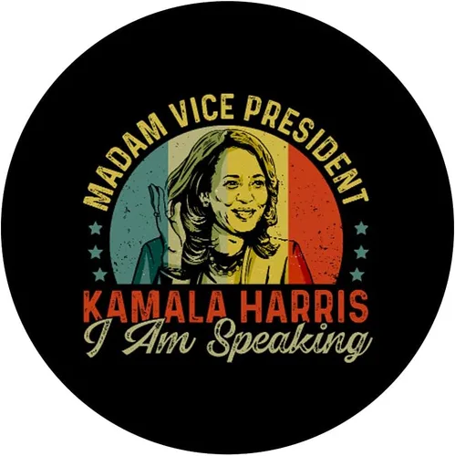 Miniatura 3 de Madam Vice President Kamala Harris I Am Speaking Political PopSockets Swappable PopGrip