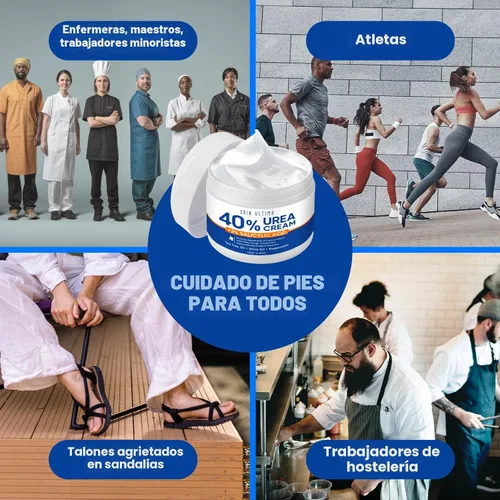 Miniatura 4 de SKIN ULTIMA Crema de urea 40 porciento más 2% ácido salicílico, 40% crema de urea para pies de máxima potencia, crema de pies para pies secos