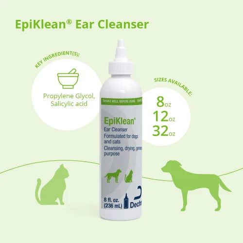 Miniatura 3 de EpiKlean Limpiador de oídos para perros y gatos, 8 onzas