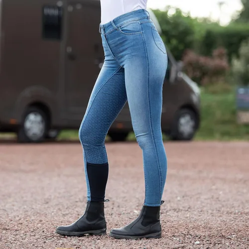 Miniatura 7 de HORZE Kaia - Pantalones de asiento completo de silicona de cintura alta para mujer