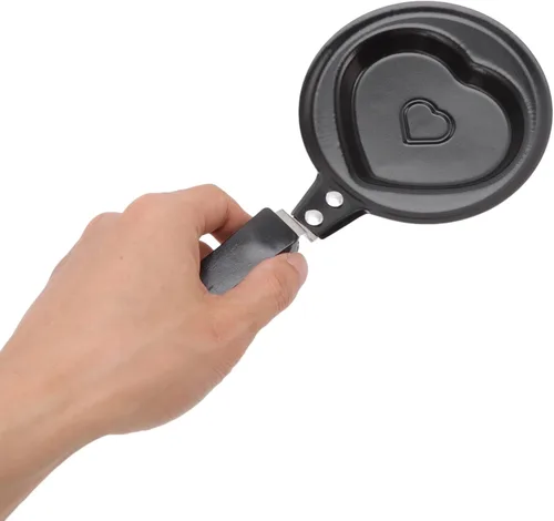 Miniatura 5 de plplaaoo Mini bandeja para huevos, sartén de huevos, sartén antiadherente para huevos, sartén antiadherente innovadora coreana para desayuno