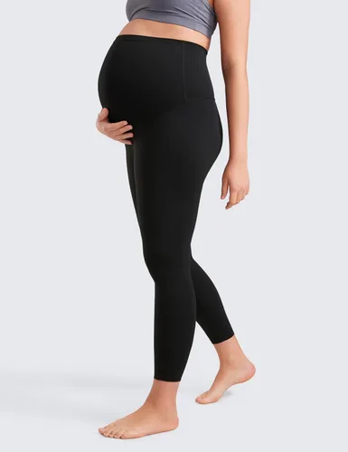 Miniatura 5 de CRZ YOGA Butterluxe - Leggings de maternidad sobre el vientre de 25 pulgadas, pantalones suaves para entrenamiento, yoga y embarazo