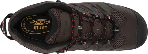 Miniatura 5 de Botas de trabajo impermeables con puntera de acero de altura media Lansing Mid para hombre, de KEEN Utility marrón (Cascade Brown/Brindle)