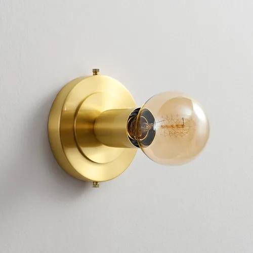 Miniatura 2 de BRIGHTTIA Luna Uno - Aplique de pared de 1 luz, accesorio industrial moderno de mediados de siglo para pared y techo, lámpara minimalista para baño