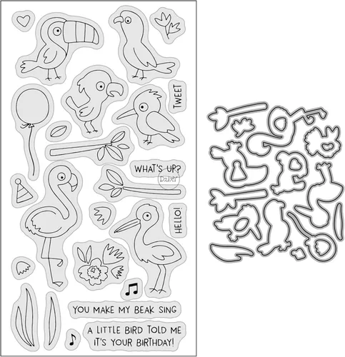 Miniatura 18 de DzIxY Bear Hedgehog Seal Fox Sellos transparentes y troqueles de corte de metal para hacer tarjetas, kit de papel para álbumes de recortes, 29