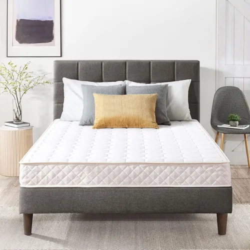 Miniatura 12 de Best Price Mattress Colchón híbrido de 10 pulgadas, superficie firme, espuma de soporte, resortes ensacados, espumas y telas certificadas como
