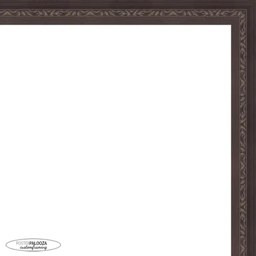 Miniatura 2 de Poster Palooza 30x36 Ornate Cherry Complete Wood Picture Frame with UV Acrylic Plexiglass, Foam Board Backing & Hardware Included